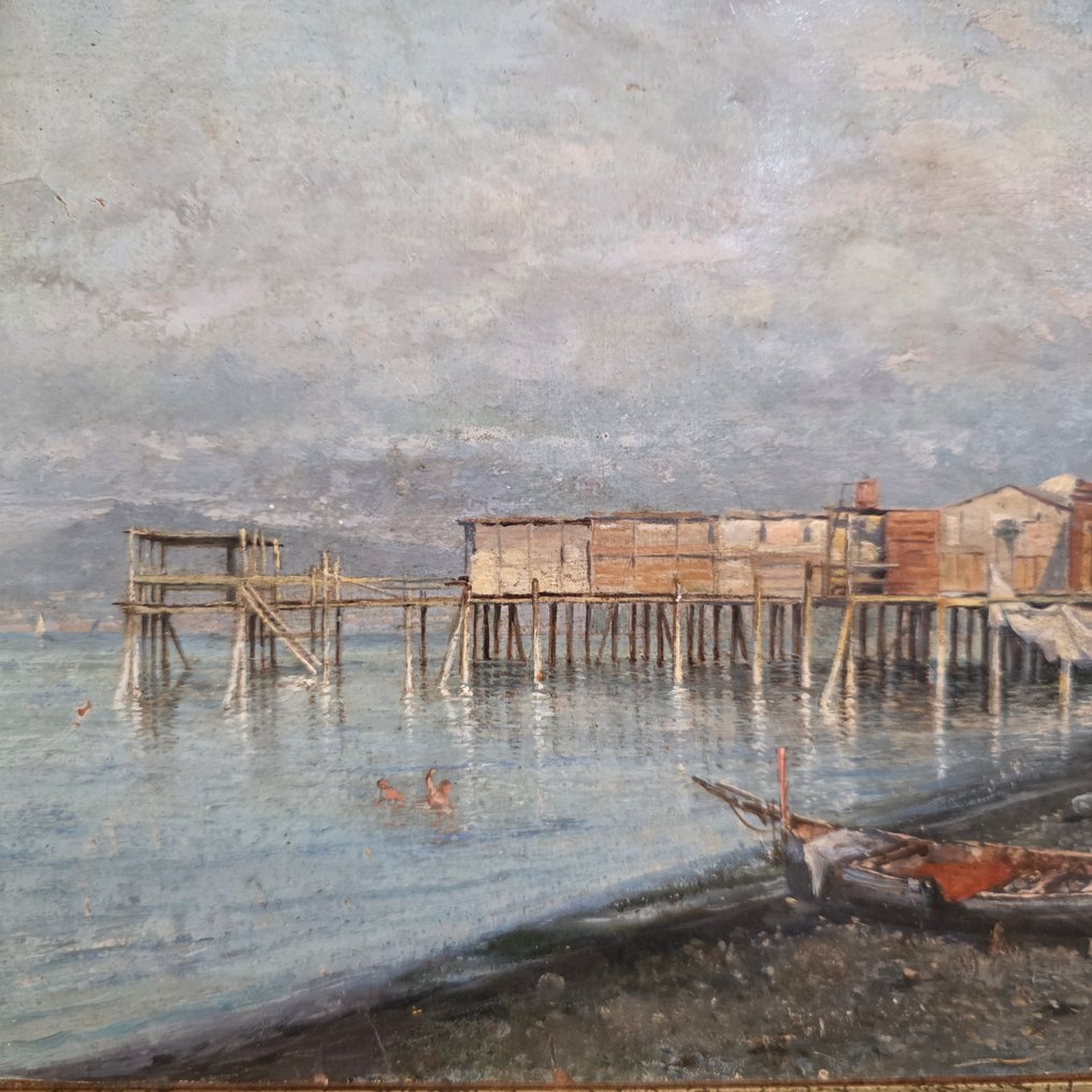 Attilio Pratella (1856-1949) - Marina di Napoli #3.2