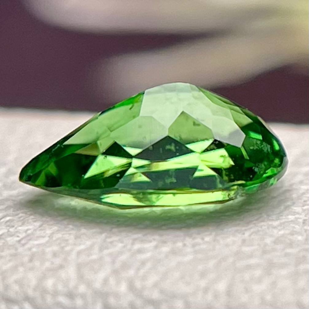 1 pcs  绿色 电气石  - 0.62 ct - 国际有色宝石协会（ICA GemLab） - 铬色碧玺 #2.1