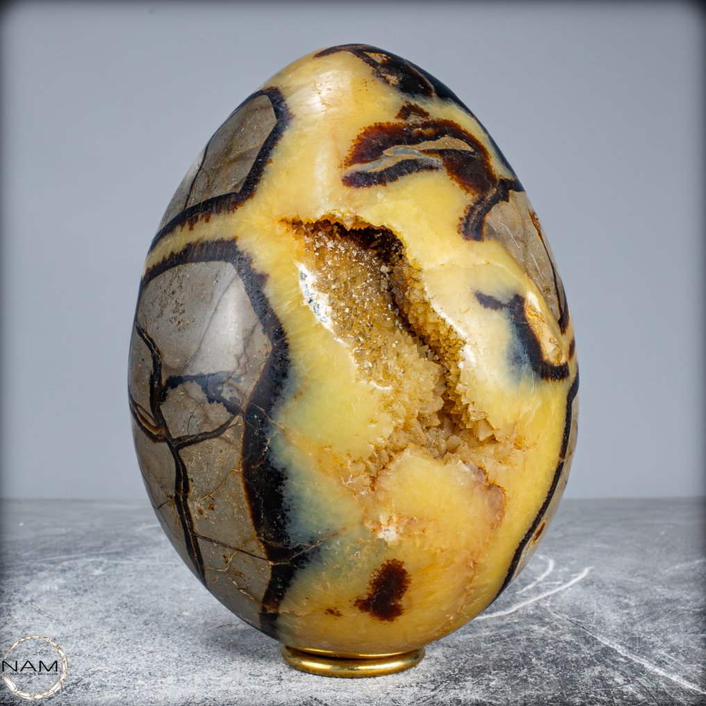 非常装饰性的天然Septarian 鸡蛋- 3783.24 g #1.0