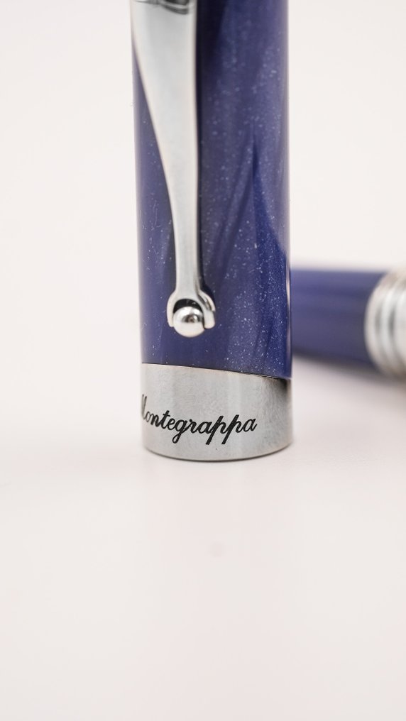 Montegrappa - Elisir - Celluloid ''Glittering Blue'' - Penna roller #1.0