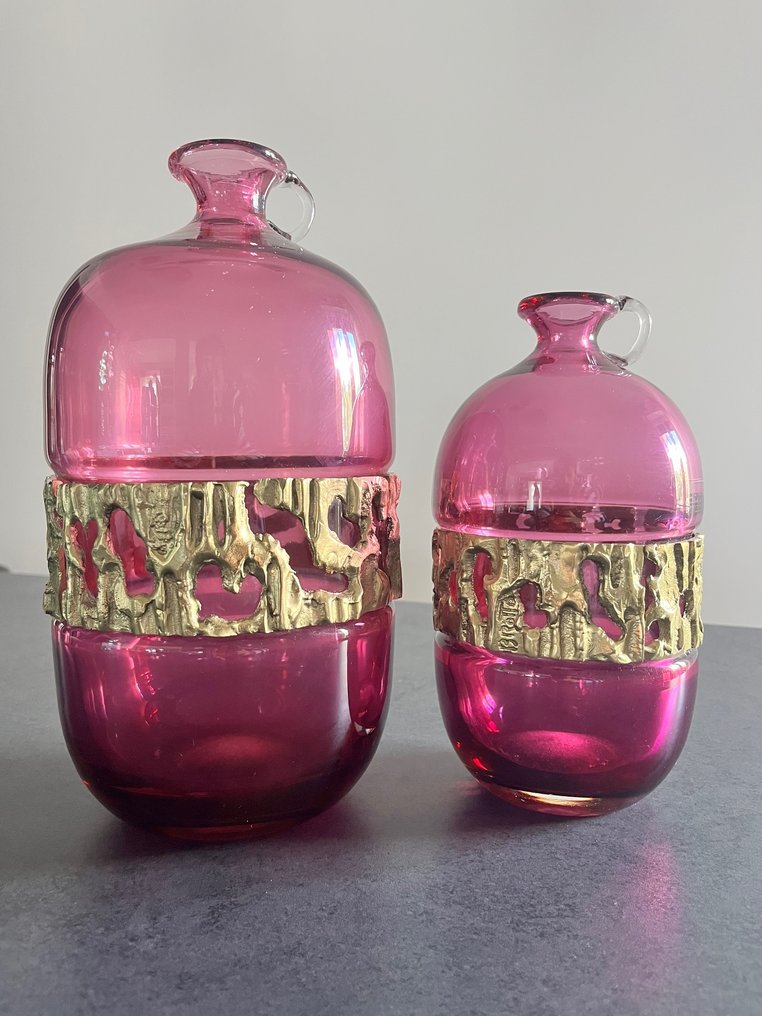 Esperia - Angelo Brotto - Iside - Βάζο (2) - Γυαλί Murano #1.0