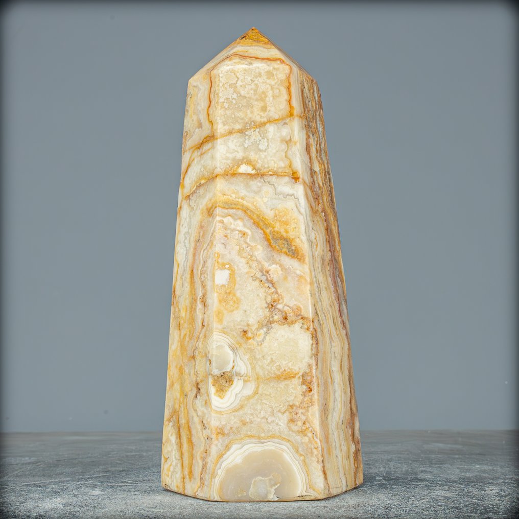 天然稀有玛瑙方尖碑 Indonesien- 1344.35 g #3.2