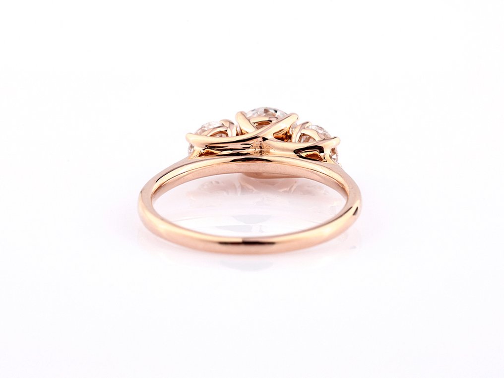 Zonder Minimumprijs - Ring - 14 karaat Roségoud - 2.01ct. tw. Diamant (Lab-grown) #3.2