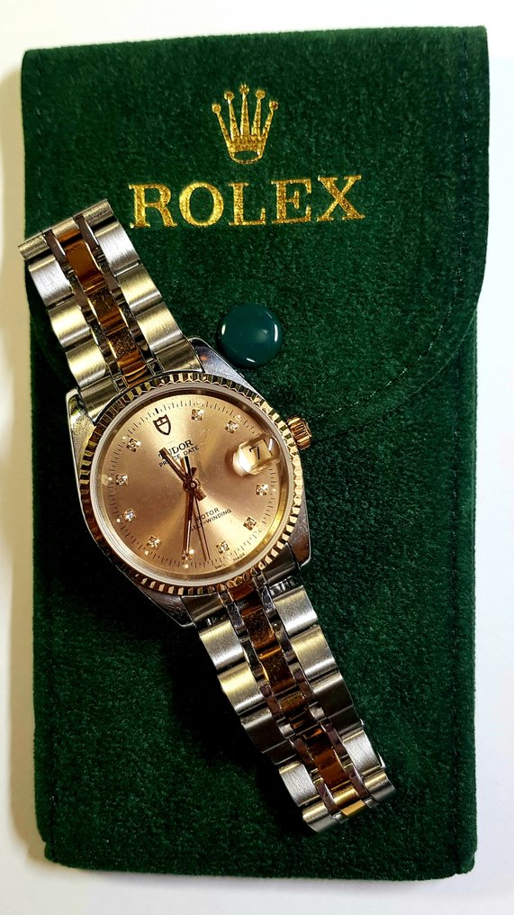 Tudor - Prince Date - "GOLD DIAMOND DIAL" - Nincs minimálár - Ref. 72033 - Uniszex - 2000 #3.2