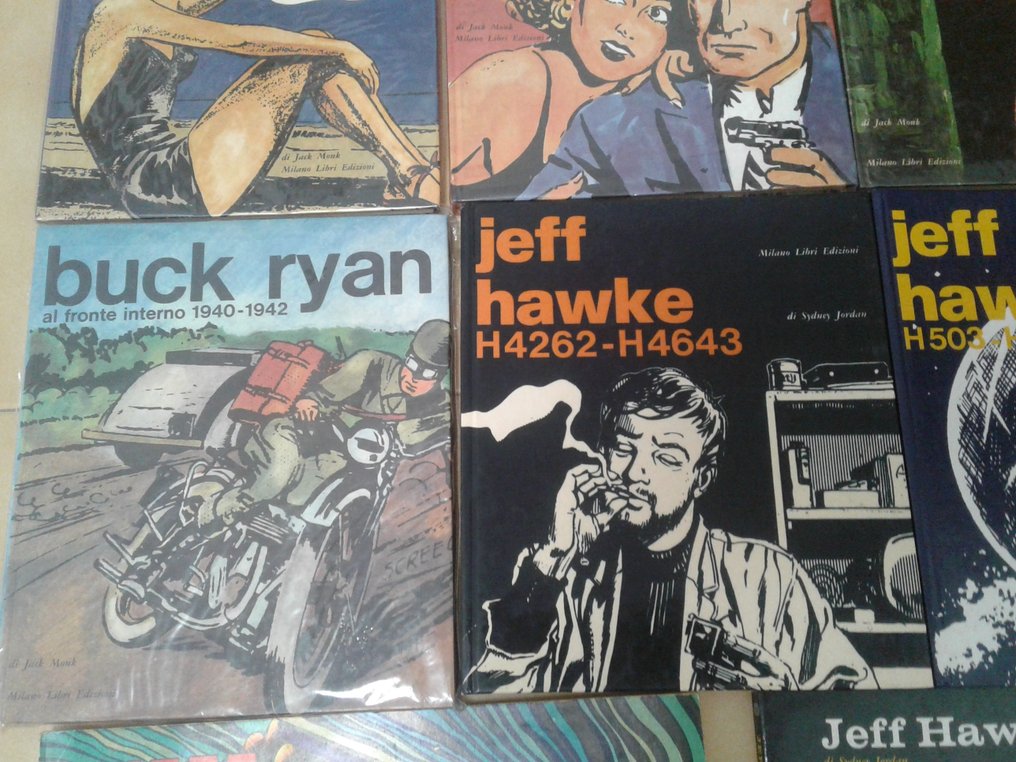 Buck Ryan e Jeff Hawke - 8x volumi di cui uno firmato da Sidney Jordan - 1 Comic collection - First edition - 1979 #3.2