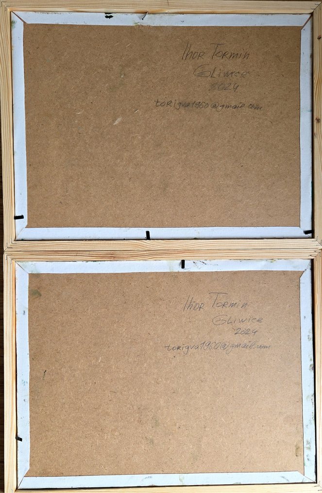 Ihor Tormin - Set of two paintings, Framed #3.2