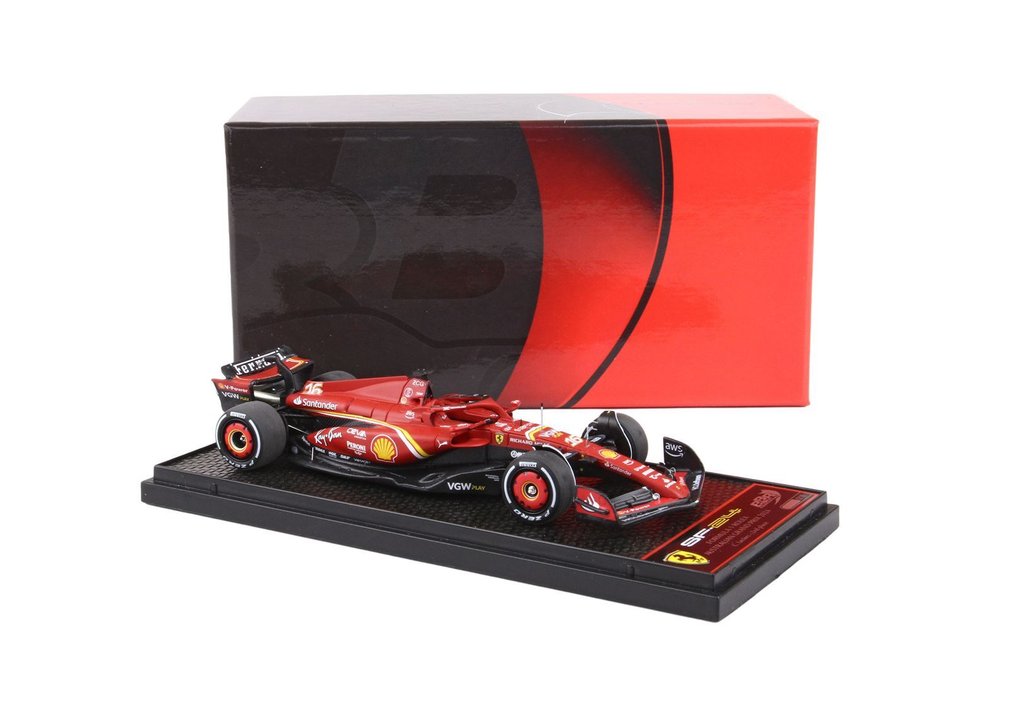 BBR 1:43 - Machetă mașină de curse - Ferrari SF24 Australian GP 2024 #16 Leclerc - BBRC295A #1.0