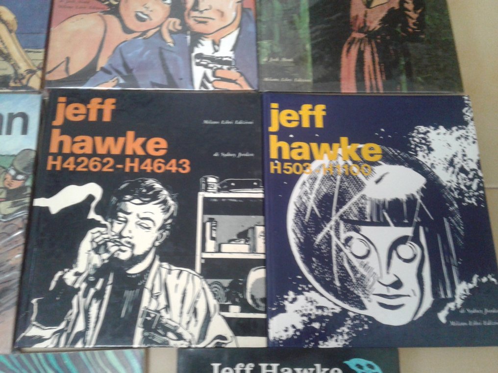 Buck Ryan e Jeff Hawke - 8x volumi di cui uno firmato da Sidney Jordan - 1 Comic collection - First edition - 1979 #4.3