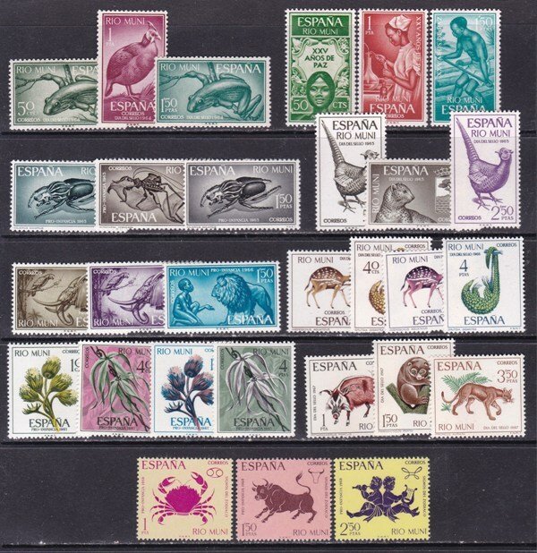 Colonie spagnole - Fernando Poo (1960/1968) e Rio Muni (1960/1968) - Complete - MNH #4.3