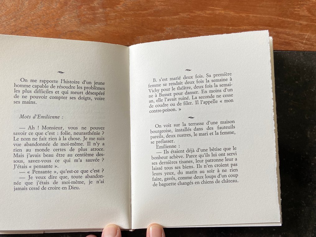 Signé ; Marcel Jouhandeau - Propos [1/12 Sur Rives signé] - 1975 #1.0