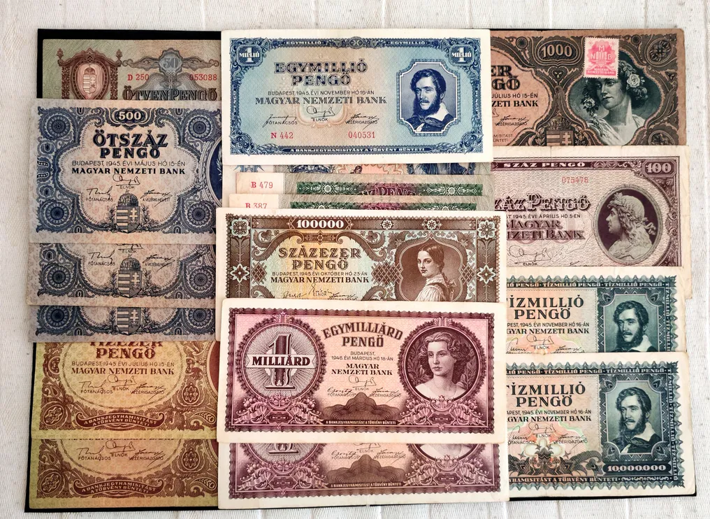 Hungary. - 19 Banknotes - Various Dates  (No Reserve Price) #1.0