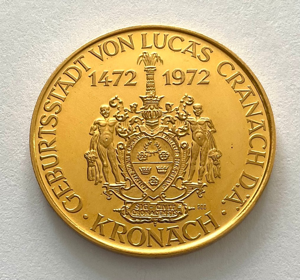 Germania - ZUM 500. GEBURTSTAG LUCAS CRANACH D.A. - 9,44 g Gold - Gettone commemorativo - 1972 #1.0