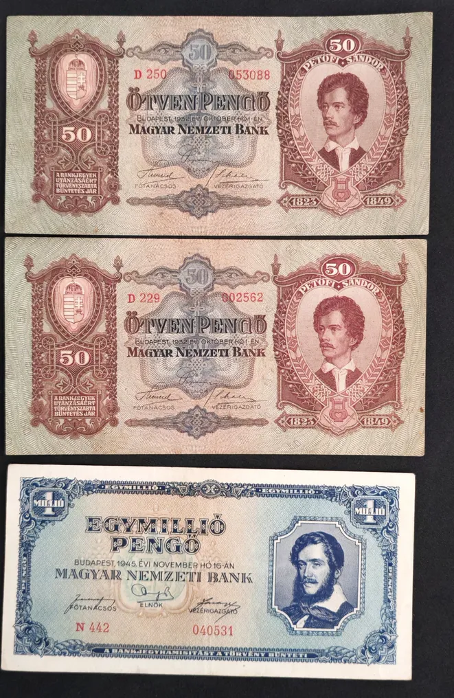 Hungary. - 19 Banknotes - Various Dates  (No Reserve Price) #2.1