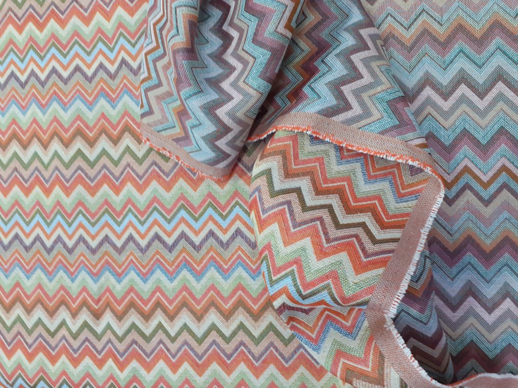 Upholstery fabric  - 2.5 m - 2.8 m - Gobelins zig zag design #4.3