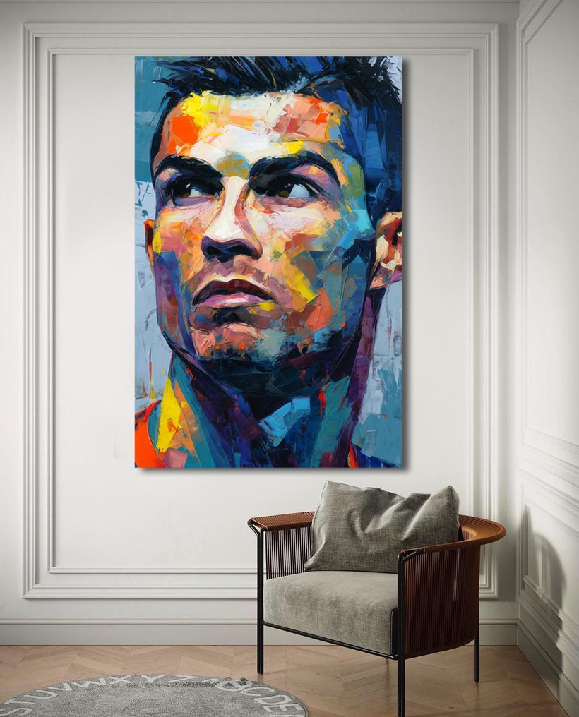 Canvas Fit - Alberto Ricardo - "Cristiano Ronaldo: El rostro de la determinación" #2.1