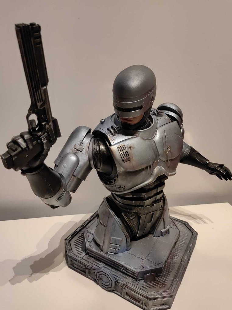 Robocop - Peter Weller - Custom made statue, with 2 changeable heads (42 cm high) #4.3