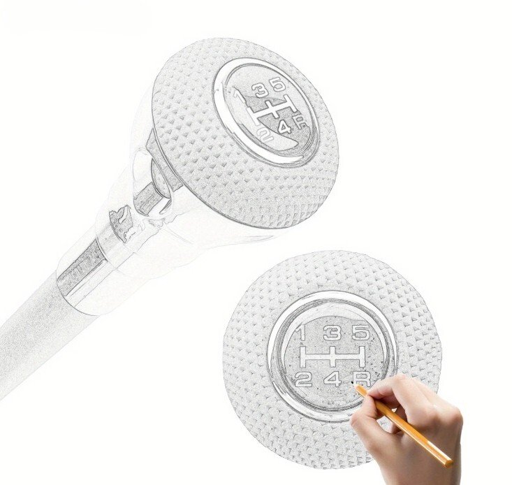 μπαστούνι περπατήματος - επιλογέας ταχυτήτων = Μαύρο και Χρώμιο - Luxury brands - Walking Stick SPECIAL Editions - 2025 #2.1