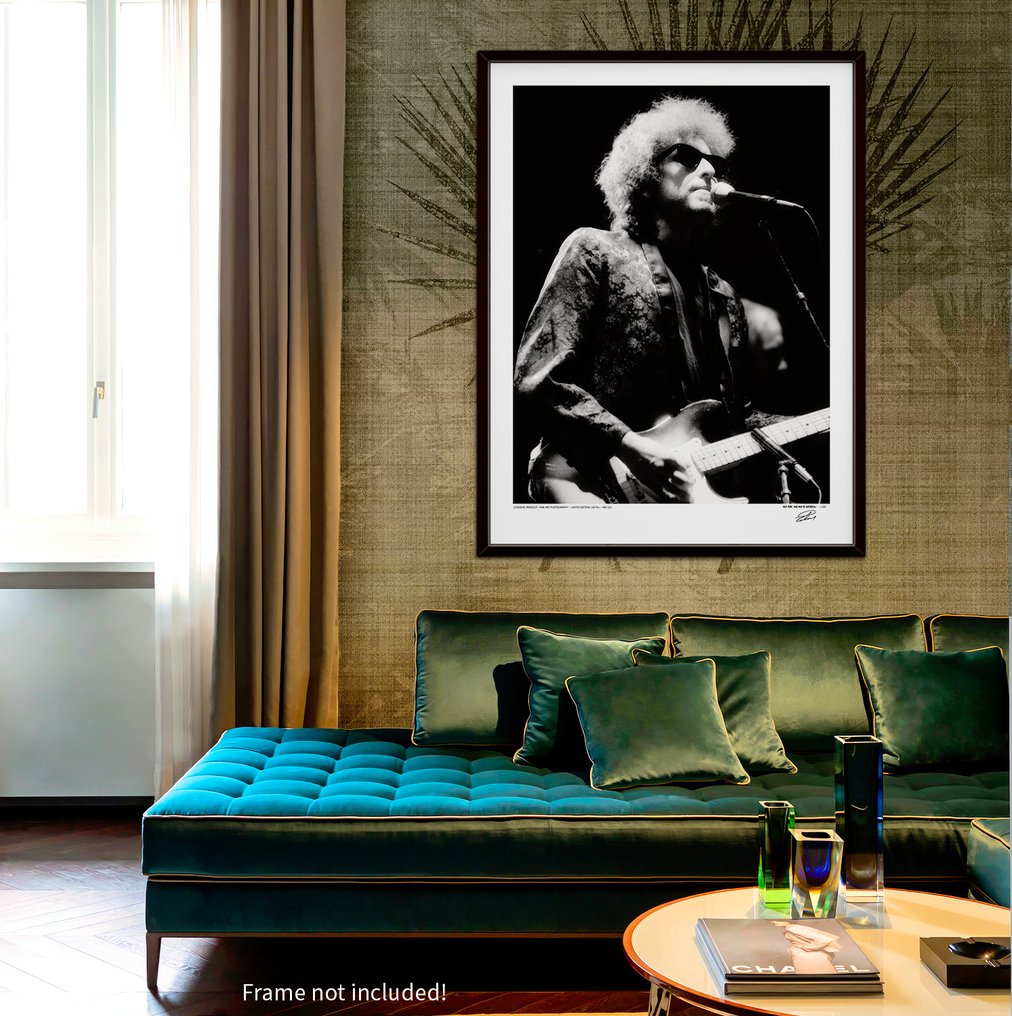 BOB DYLAN - Iconic Legend - XXL Fine Art Photography - 80x60 cm ! - Limited Edition Nr 03 of 100 - Serial MU123 - Collector - No Reserve #4.3