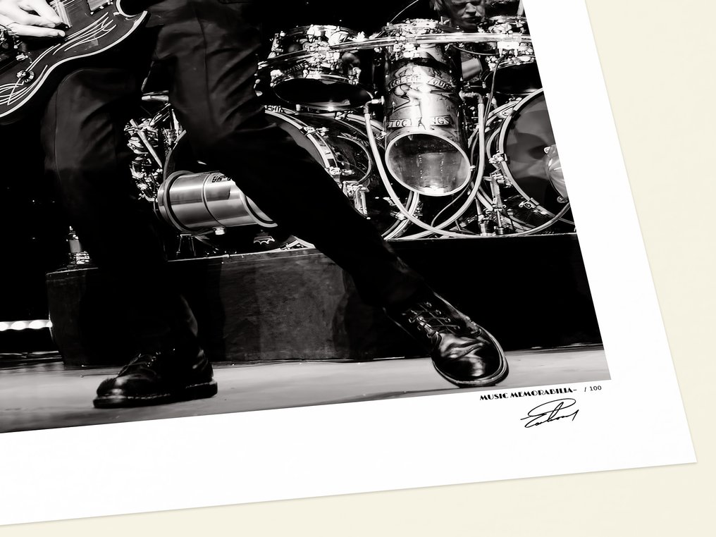 ZZ Top - Dusty Hill and Billy Gibbons - Iconic Legend - XXL Fine Art Photography - 80x60 cm ! - Limited Edition Nr 04 of 100 - Serial MU132 - Collector - No Reserve #2.1