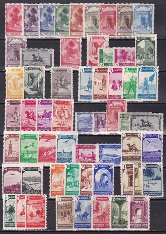 Maroc 1928/1955 - Ensemble de séries courtes et complètes - MNH #1.0