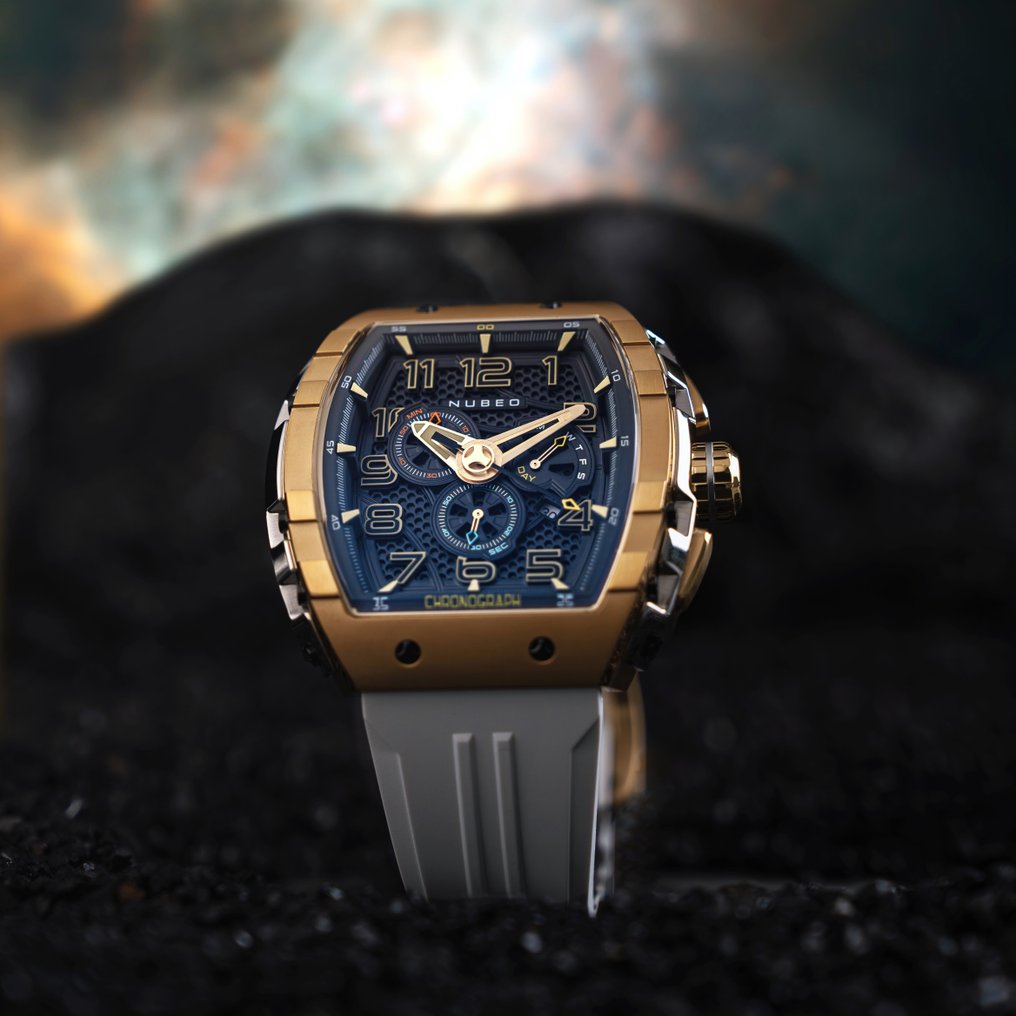 Nubeo - MAGELLAN Spacecraft - NASA - Gold - Chronograph - Day-Date - New - Άνδρες - 2025 #1.0