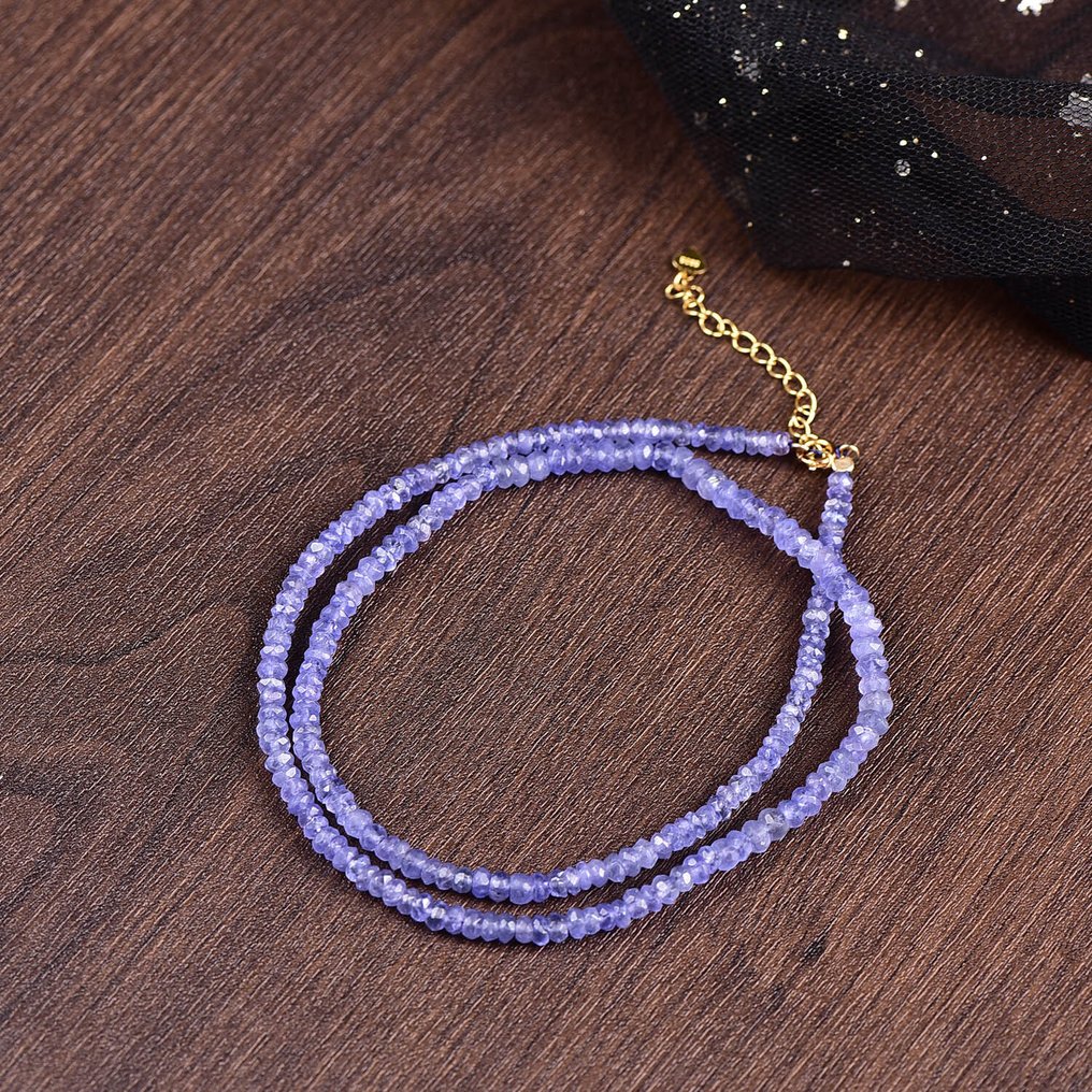 Χωρίς Προσφορές - Κομψό Κολιέ με Τανζανίτη Κομψές μπλε αποχρώσεις με ασήμι 925- 10.07 g #2.1