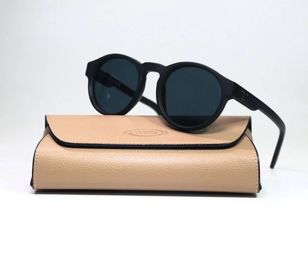 Tod's - Sonnenbrille TO0368 02V - schwarz, blau - Okulary przeciwsłoneczne #1.0