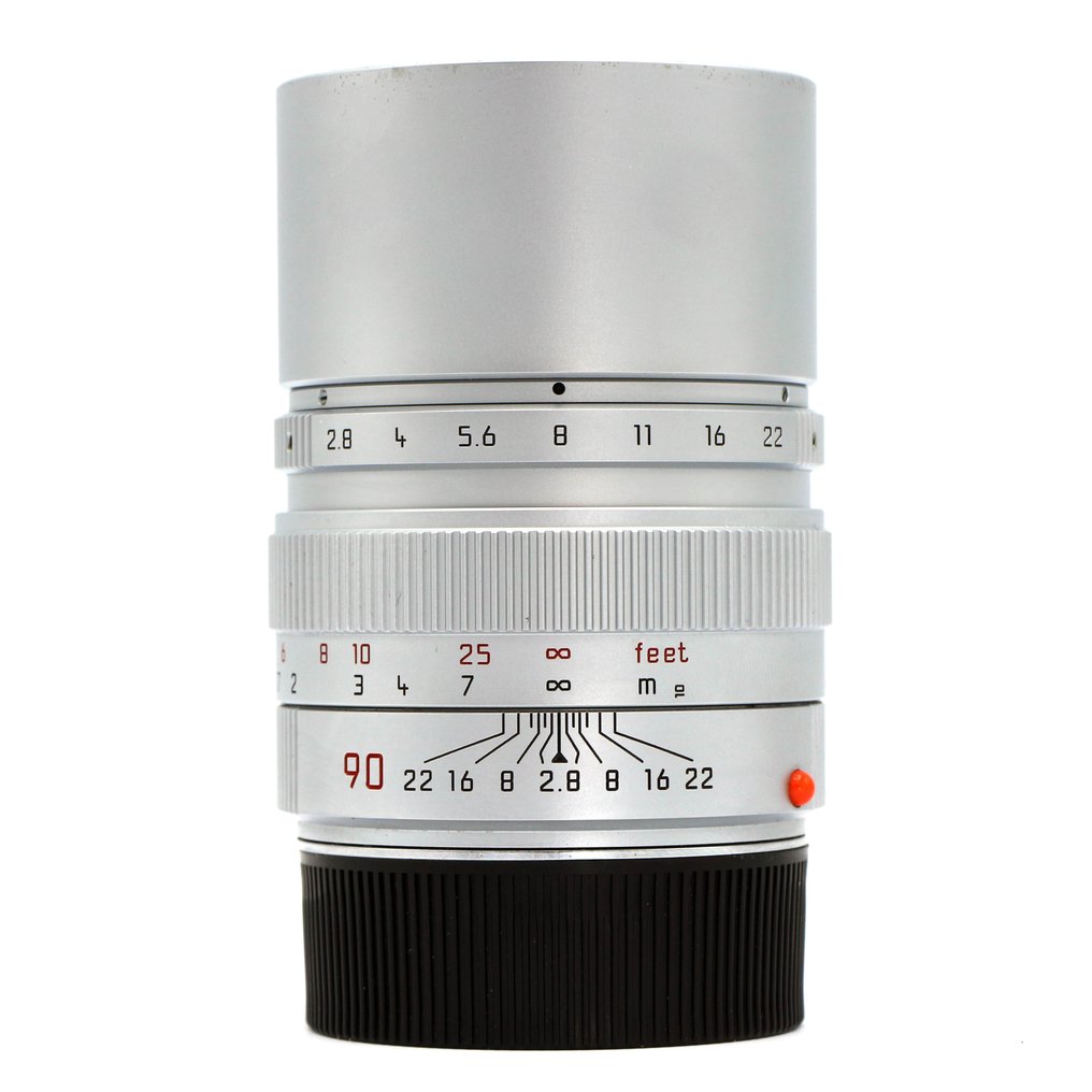 Leica 11808 Elmarit-M 90mm f/2.8 Silver Chrome Objectif principal #1.0
