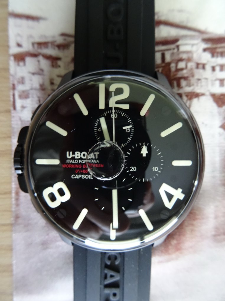 U-Boat - Capsoil Chronograph Black DLC - 8109/B - Άνδρες - 2020+  #1.0