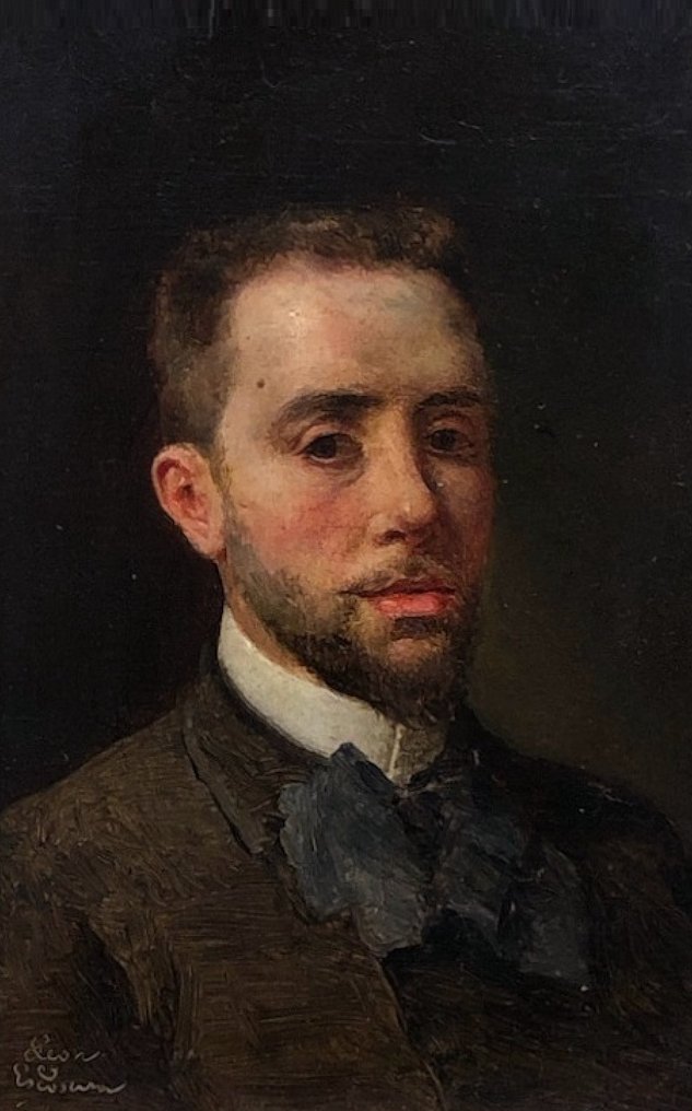 Ignacio León y Escosura (1834-1901) - Portrait of a Friend #1.0