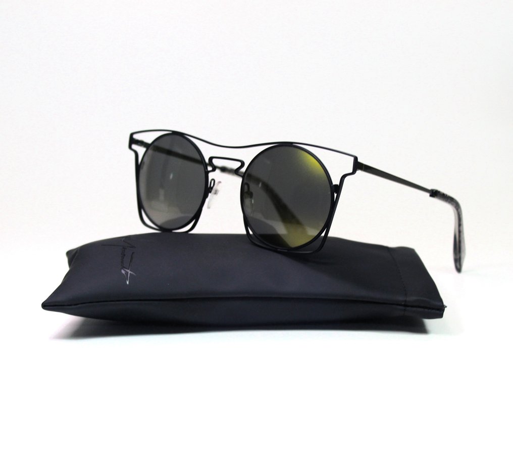 Yohji Yamamoto - YY7005 004 - schwarz, gold - 太阳镜 #1.0