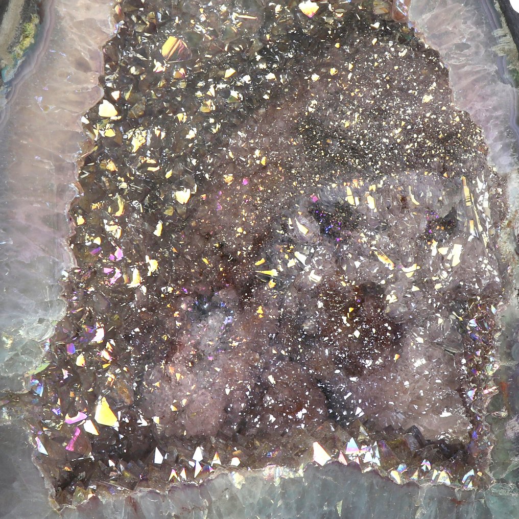金镀紫水晶 - Geode - 35x22x14 厘米- 10 kg #4.3