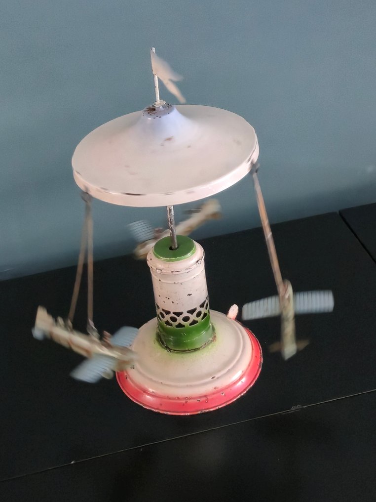 Issmayer - Tinnleke - Extra Rare Aviation Carrousel Squish Toy, Unboxed - 1910–1920 - Tyskland #1.0