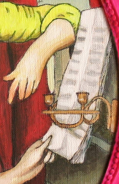 JosemicampaÑa - NO RESERVE - Girls playing the piano - acrilic giclée #3.2