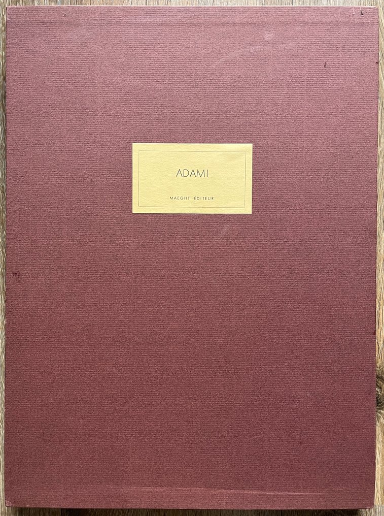 Signed; Valerio Adami - Derrière le Miroir n°220 [ex n°104/150 with 3 original lithographs] - 1976 #1.0