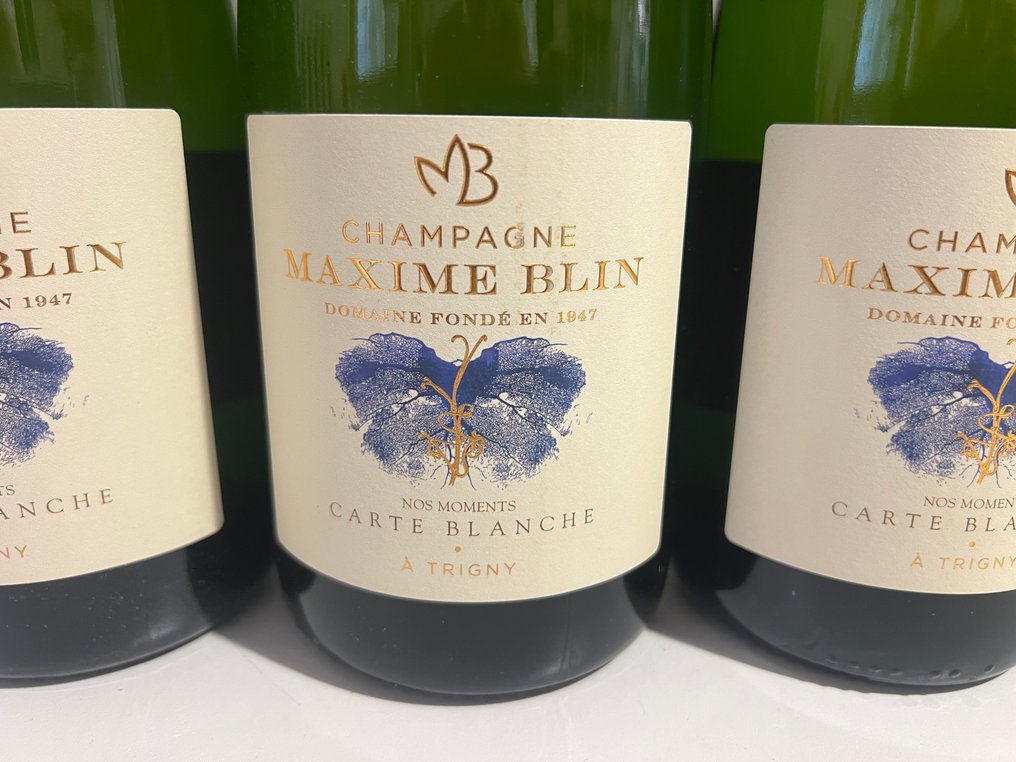 Maxime Blin, Carte Blanche - Champagne Blanc de Noirs, Extra Brut - 6 Bottles (0.75L) #2.1