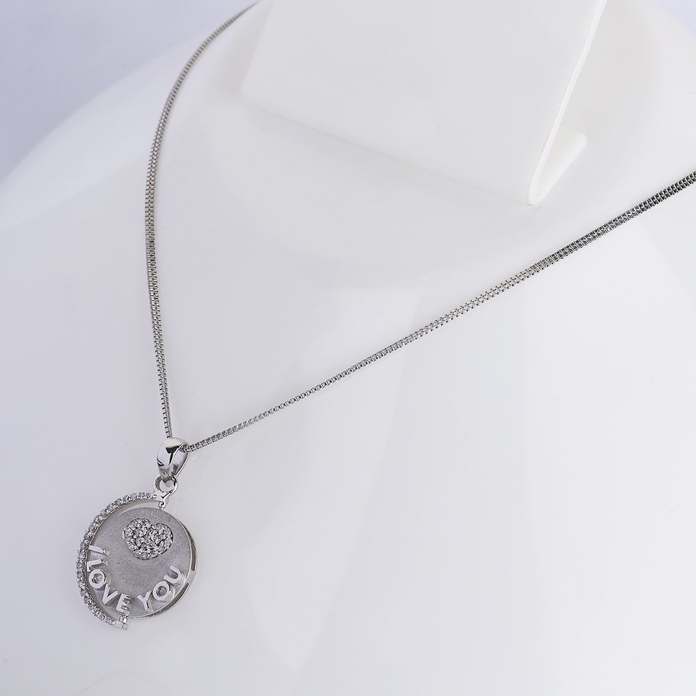 Κρεμαστό κόσμημα - 14 καράτια Λευκός χρυσός - 0.82ct. tw. Διαμάντι (Φυσικό) #3.2