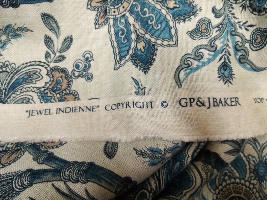 由GP & J Baker设计的“宝石印度”面料枕套套装，包含填充物。 - 垫子 (6) #4.3