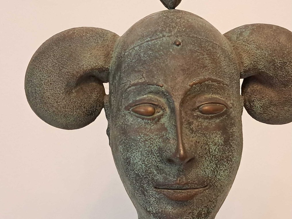 Paul Wunderlich - Paul Wunderlich (1927-2010) - Rzeźba, Muschelkopf - 57 cm - Brązowy - 1994 #3.2