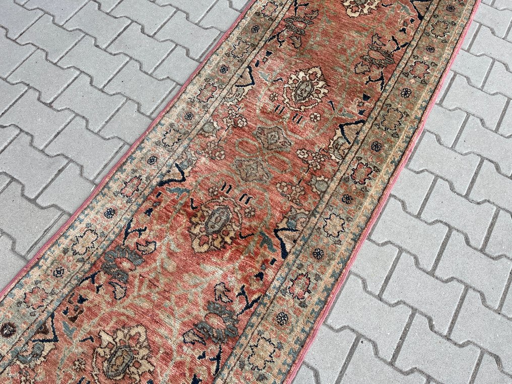 Afghan Ziegler runner - hand-knotted - runner - wool - soft colors - Carpet - 314 cm - 78 cm #2.1