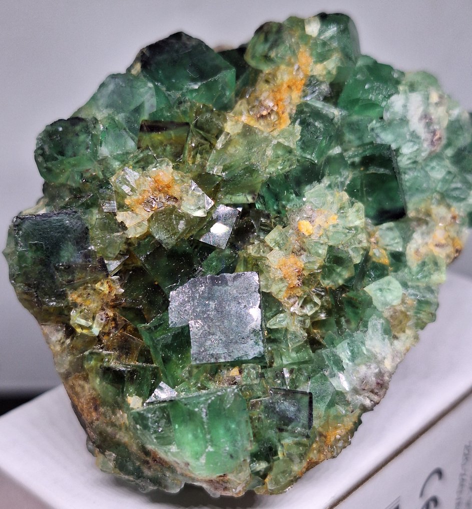 螢石 矩陣晶體 - 高度: 8.5 cm - 闊度: 6 cm- 279 g #2.1