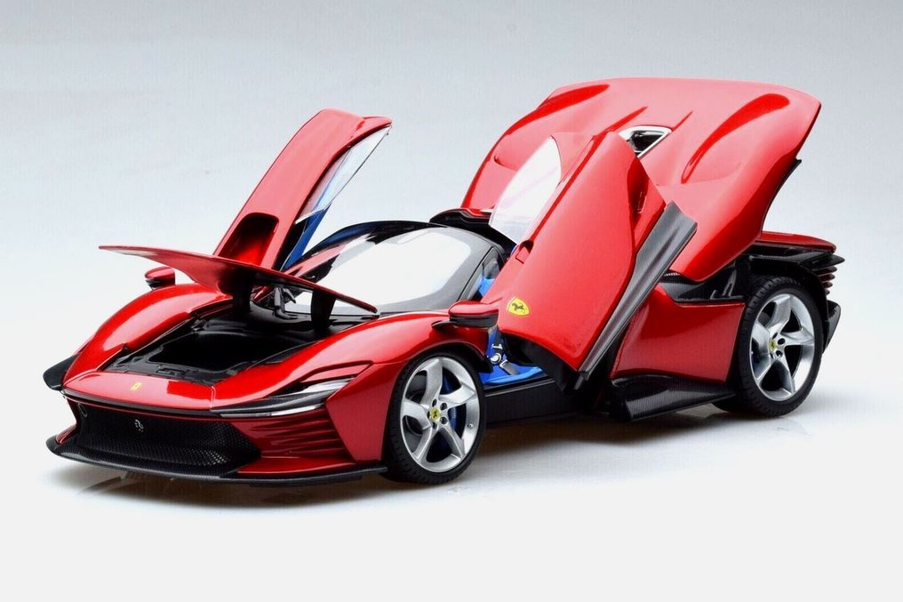 Bburago Signature Serie 1:18 - Model sports car - Ferrari Daytona SP3 - HQ diecast model with four openings #2.1
