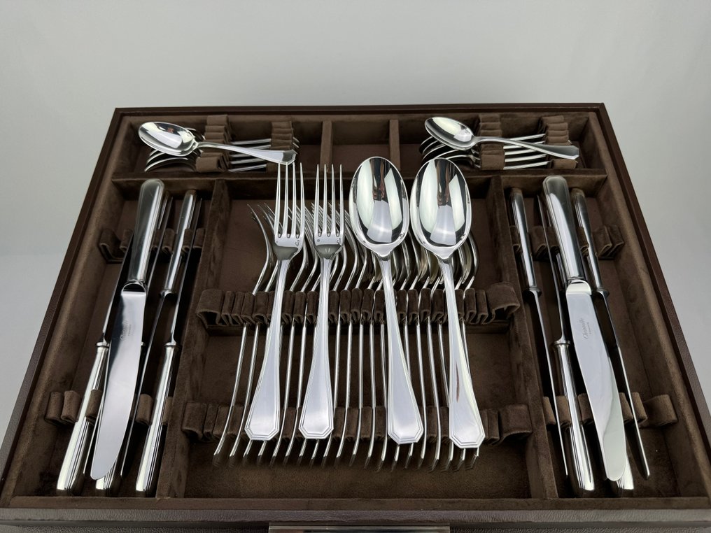 Christofle - Luc Lanel - Servizio di posate (126) - America - Placcato argento #2.1