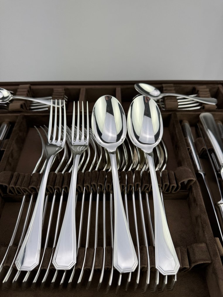 Christofle - Luc Lanel - Servizio di posate (126) - America - Placcato argento #3.2