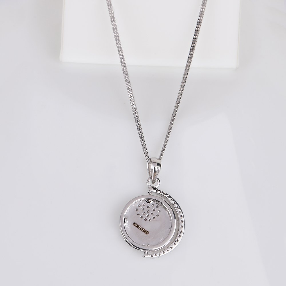 Κρεμαστό κόσμημα - 14 καράτια Λευκός χρυσός - 0.82ct. tw. Διαμάντι (Φυσικό) #4.3