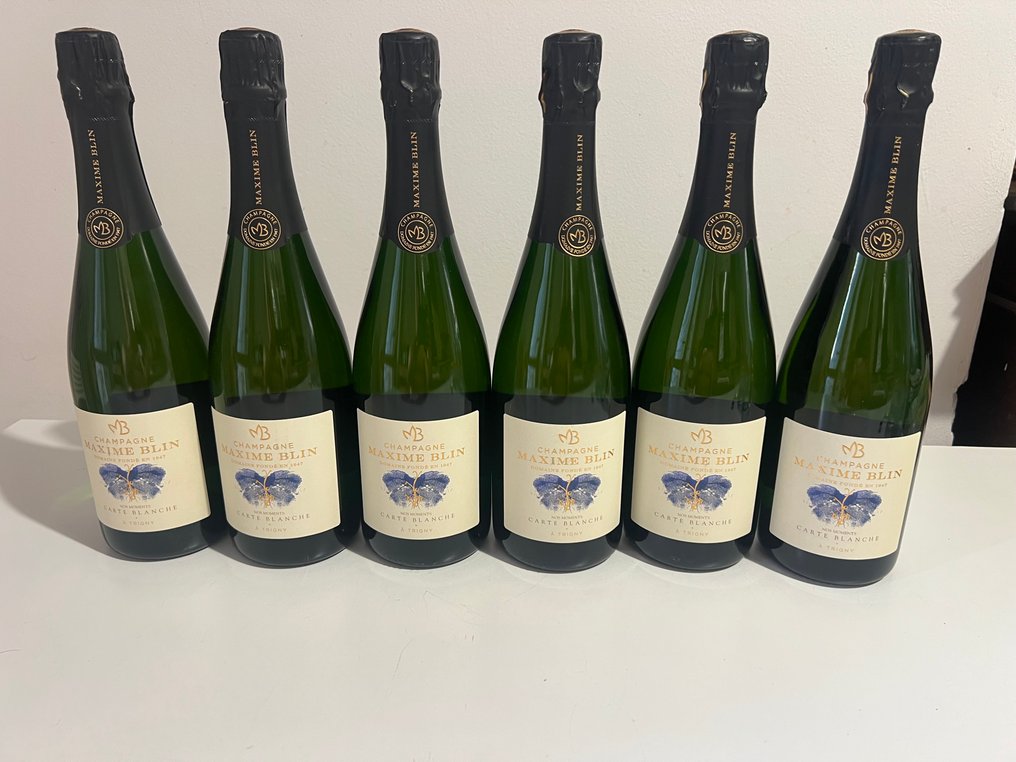 Maxime Blin, Carte Blanche - Champagne Blanc de Noirs, Extra Brut - 6 Bottles (0.75L) #1.0