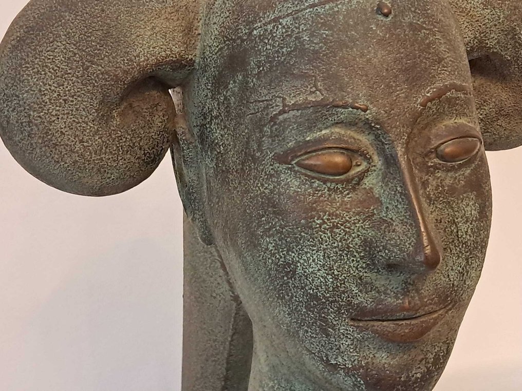 Paul Wunderlich - Paul Wunderlich (1927-2010) - Rzeźba, Muschelkopf - 57 cm - Brązowy - 1994 #2.1