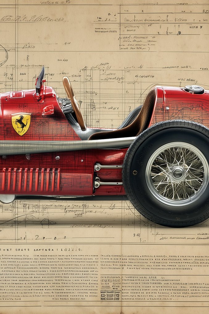 Artxlife - Ascari Ferrari 500 F2 Drawings [XXL] #1.0