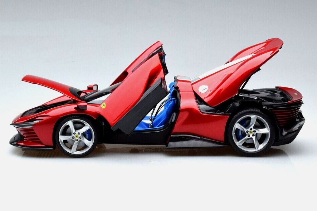 Bburago Signature Serie 1:18 - Model sports car - Ferrari Daytona SP3 - HQ diecast model with four openings #1.0