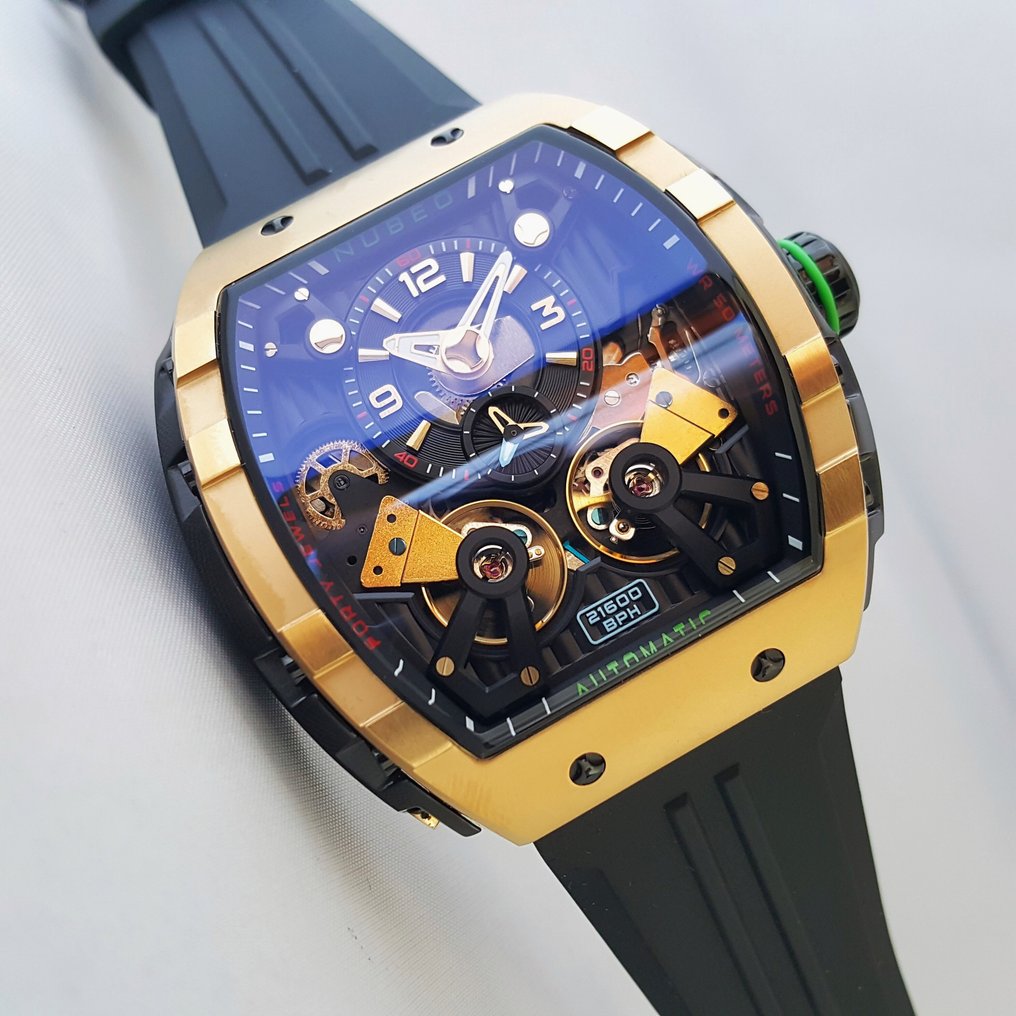 Nubeo - MAGELLAN - Double Barrel - Automatic - Swiss Newlite - NASA - Gold - New - 沒有保留價 - 男士 - 2025 #2.1